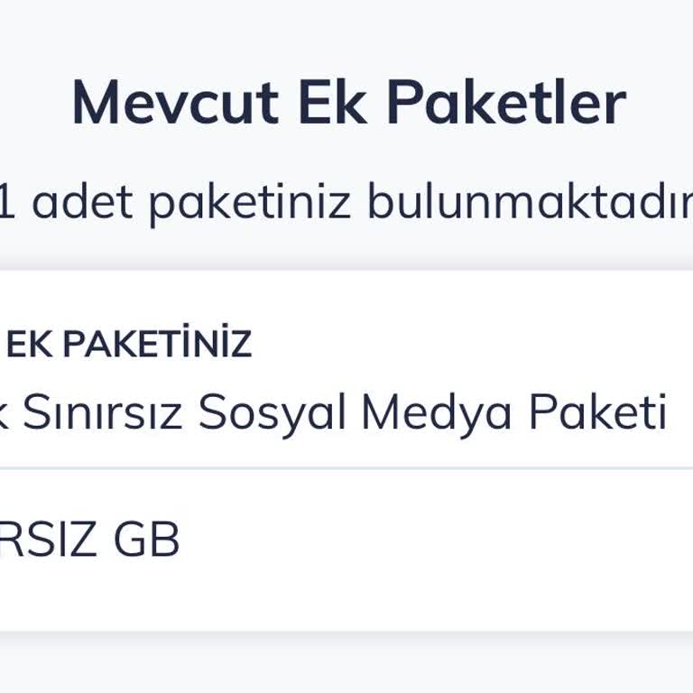 Türk Telekom Mobil (TT Mobil) Sınırsız Paketi Sınırsız Değil