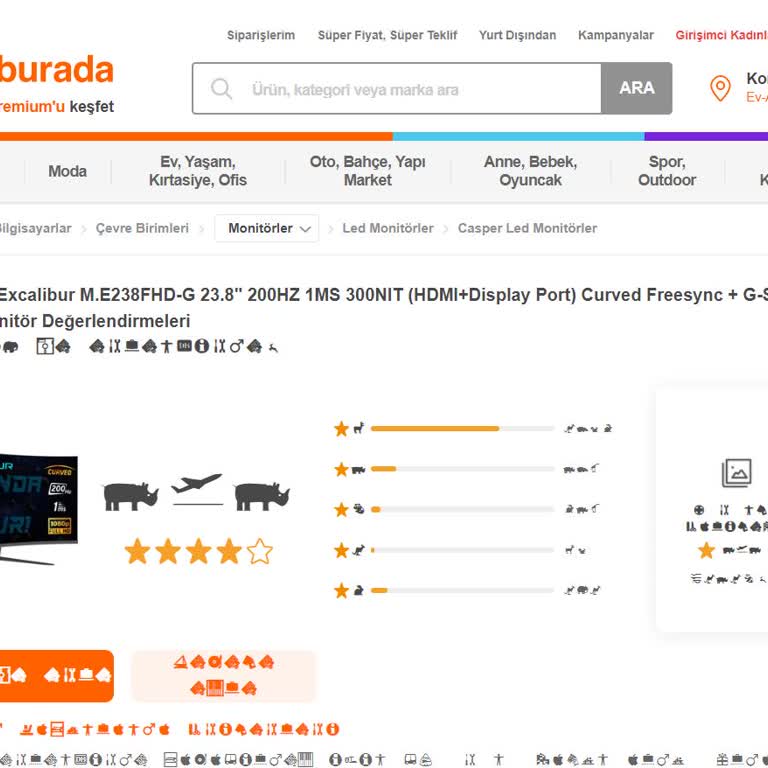 Hepsiburada Web Sitesi Font Sorunu