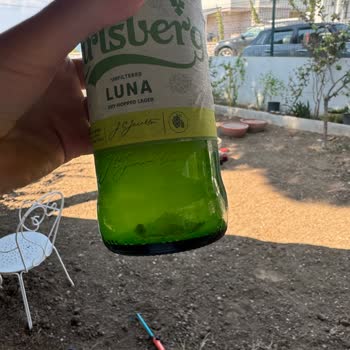 Tuborg Luna Şişesinin Dibindeki Tortular.