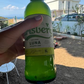 Tuborg Luna Şişesinin Dibindeki Tortular.