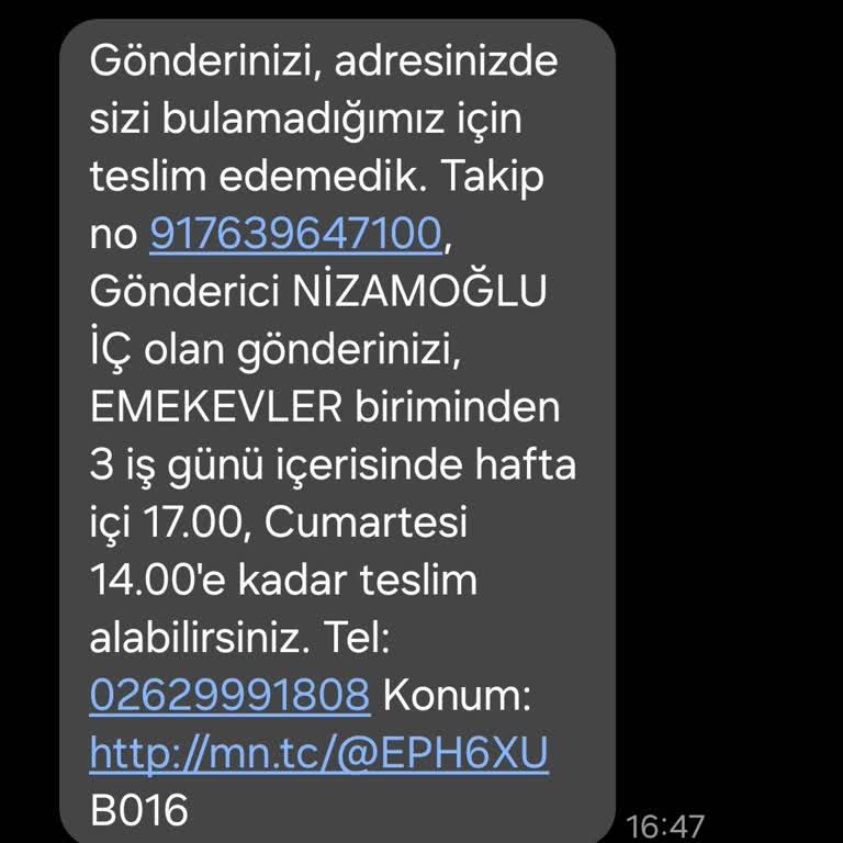 MNG Kargo Evde Olmama Rağmen Yoksunuz Diye Yalan Söylüyor