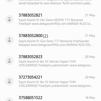 Bet Garanti SMS İptali