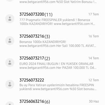 Bet Garanti SMS İptali