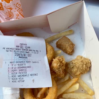 Gebze Center Popeyes Müdürü İle Yaşanan Sorun