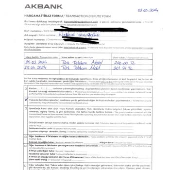 Akbank İşgüzarlığı Süreci Bitmiyor