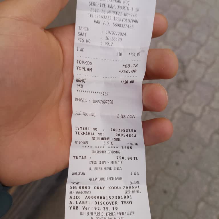 Koç Eczanesi (Van) Ürün İadesi Ve Müşteri Memnuniyeti Hiçe Alınması