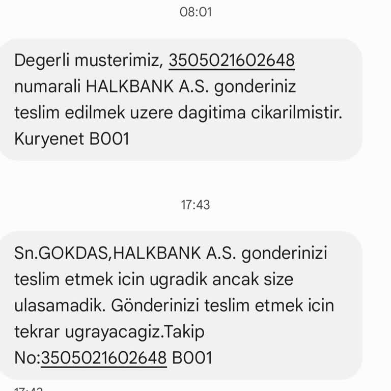 Kuryenet Kartımızı Bir Türlü Ulaştıramadı