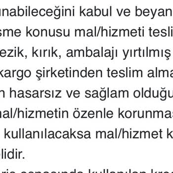 Zoom Butik Sitedeki İade Süreci Yazmasına Rağmen İade Kabul Edilmiyor
