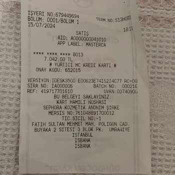 Sephora Müşteri Hizmetleri Çözmüyor