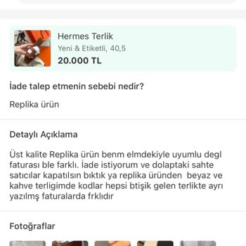 Dolap Politikalara Ve Koşullara Aykırı İade Talebinin Kabulü