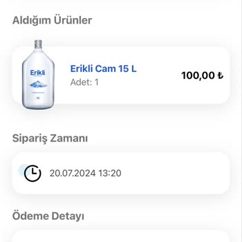 Erikli Su Kalitesizliği 600 TL Alıp Bir Daha Su Getirmiyorlar