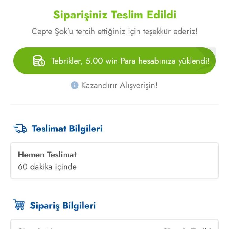 Cepte Şok Gelmeyen Ürünler