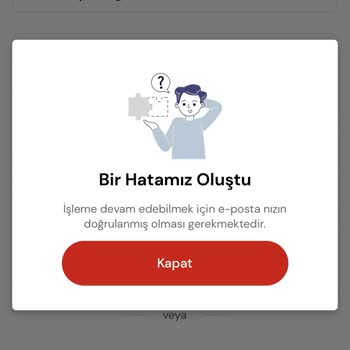 Passolig E-posta Doğrulama Hatası