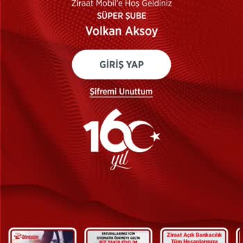 Ziraat Bankası Hesap Hareketleri Süper Şube