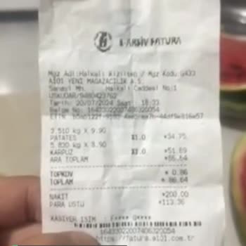 A101 Bozuk Karpuz Değişim Yapılmadı!