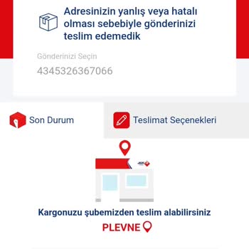 Aras Kargo Adres Yanlış Yalanı!