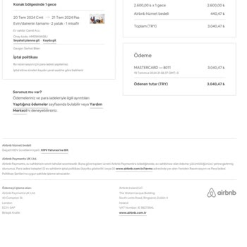 Airbnb Hesaptan İzinsiz Onaysız Para Çekmesi Ve Rezervasyon Yapması