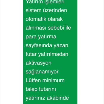 Mavibet Yanıltıcı Minimum Yatırım Tutarı Politikası