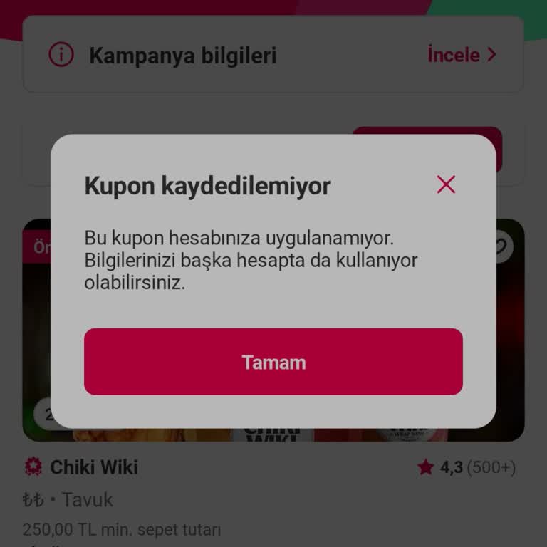 Yemeksepeti Yeni Hesap Açamıyorum, Telefon Numaramı Ve Maili Kabul Etmiyor