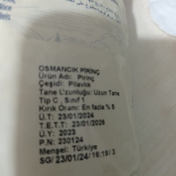 Tat Bakliyat Tat Marka Pirinç Böceklenmiş