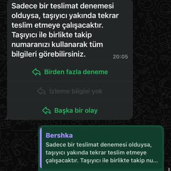 Bershka Teslim Sorunu B