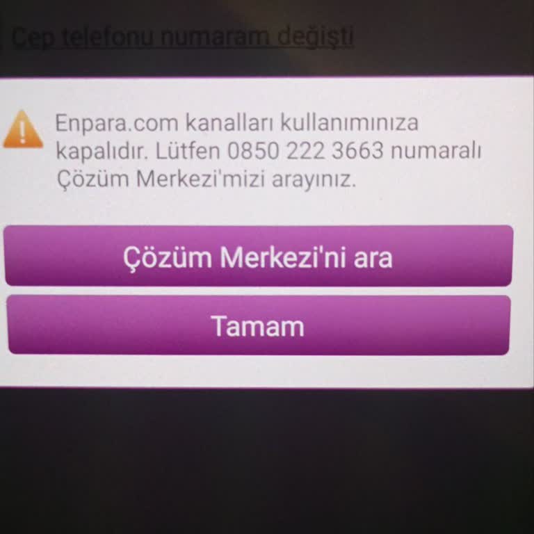 Enpara Hesabımı Kayıp Çalıntı Vermediğim Halde Kapatmış Ve Açmıyor