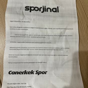 Sporjinalden Sorunu Çözmüyor