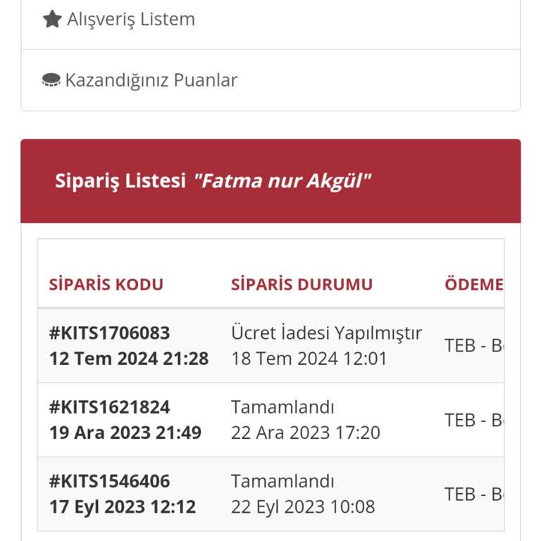 İşler Kitabevi Para İadesi Yapılmadı