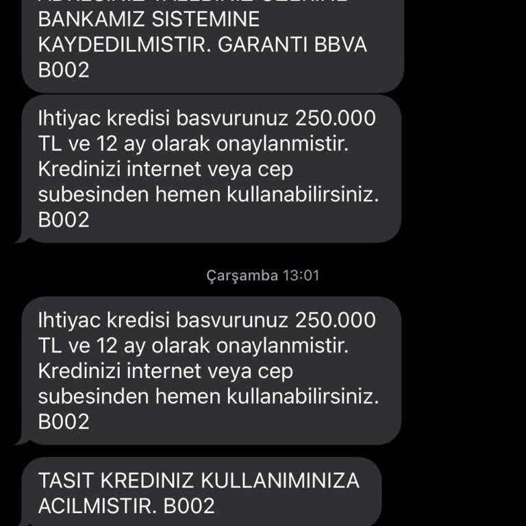 Garanti BBVA Kredi Ödeme Günü Değişikliği