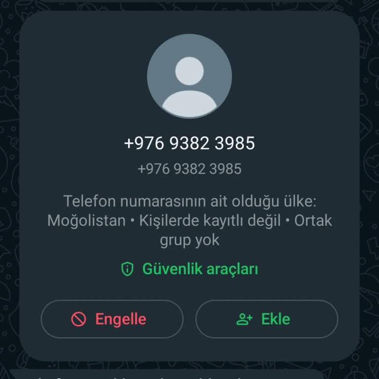 WhatsApp USDT Hesap Şikayet