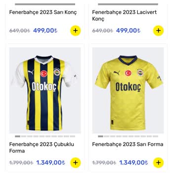 Fenerium Bayraksız Forma Satıyor.