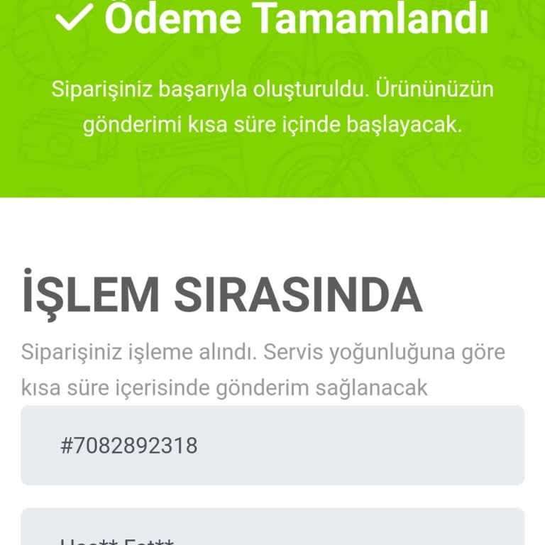 Takipsatinal.com Almış Olduğum Sipariş Gönderilmedi!