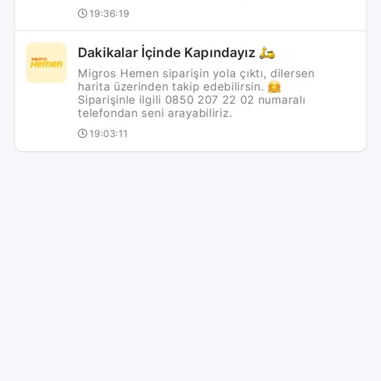 Migros Ürünümü Eksik Yolladılar
