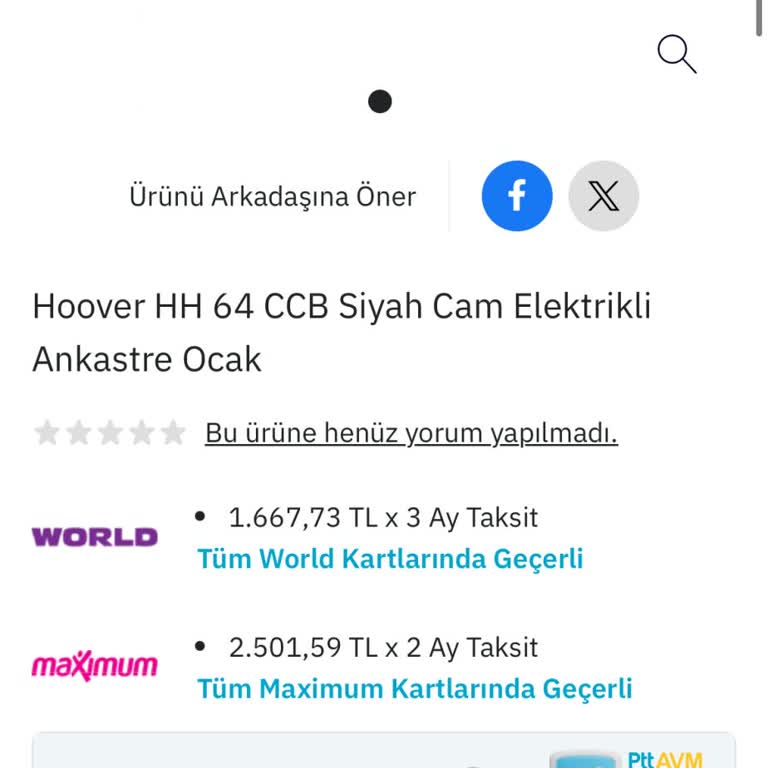 Hoover Elektrikli Ocak Ana Kart Arızası