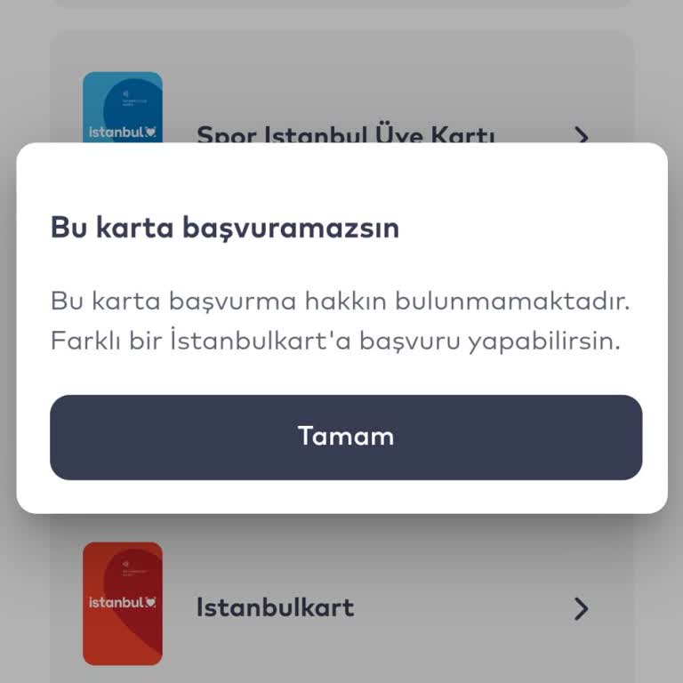 İBB - İstanbul Büyükşehir Belediyesi Anne Kart Başvuru Hatası
