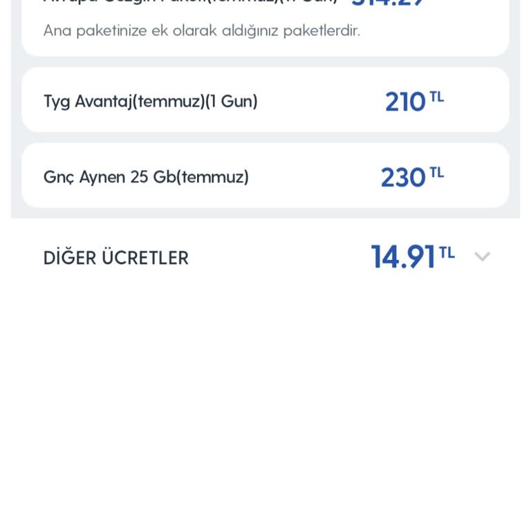 Turkcell Kullanmadığım Paketten Borçlandırmış
