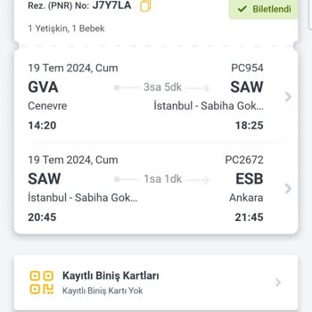 Pegasus Havayolları Şikayetim Var