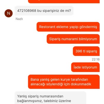 Arby's Yanlış Sipariş Ve Eksik Ürün Sorunu