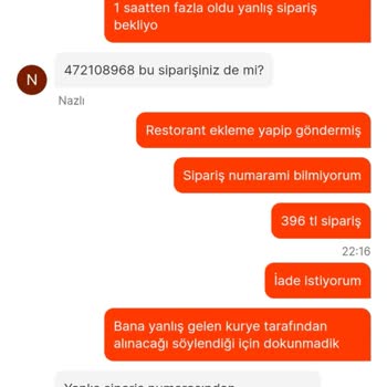 Arby's Yanlış Sipariş Ve Eksik Ürün Sorunu
