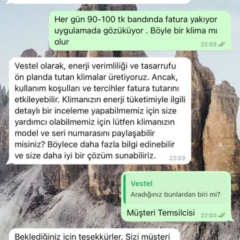 Sıfır Vestel İnverter Klimanın Fabrikasyon Bozuk Motorlu Olması