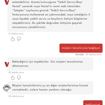 Sıfır Vestel İnverter Klimanın Fabrikasyon Bozuk Motorlu Olması