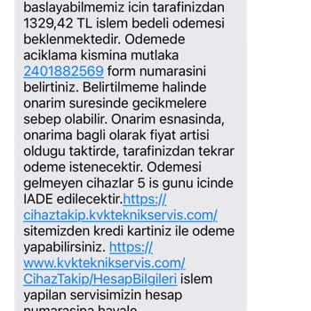 KVK Saat Tamiri Konusunda Hassasiyeti Sadece Alacağa Paraya Gösteriyor