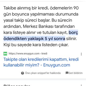 Kredi Kayıt Bürosu Findeks Kara Liste Kanuni Takip Kaydı Silinmesi.