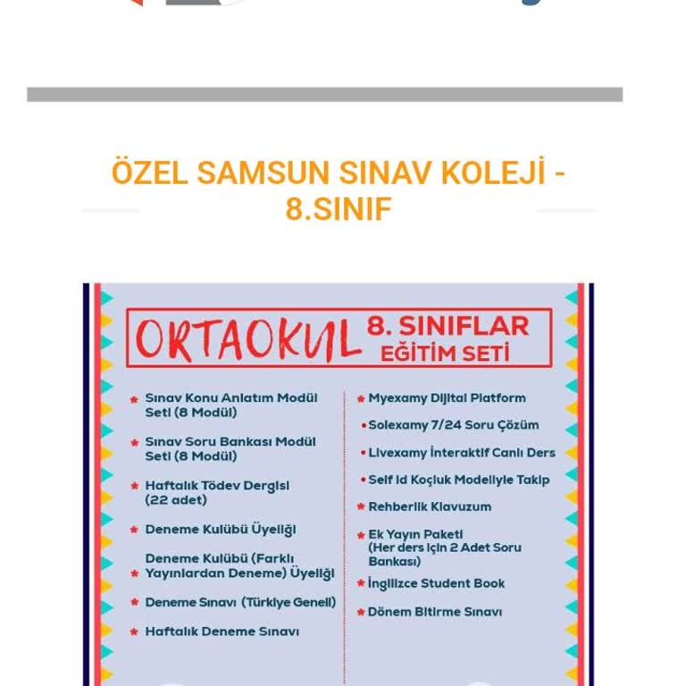 Sınav Eğitim Kurumları Samsun Sınav Kolleji Fahiş Kitap Fiyatları