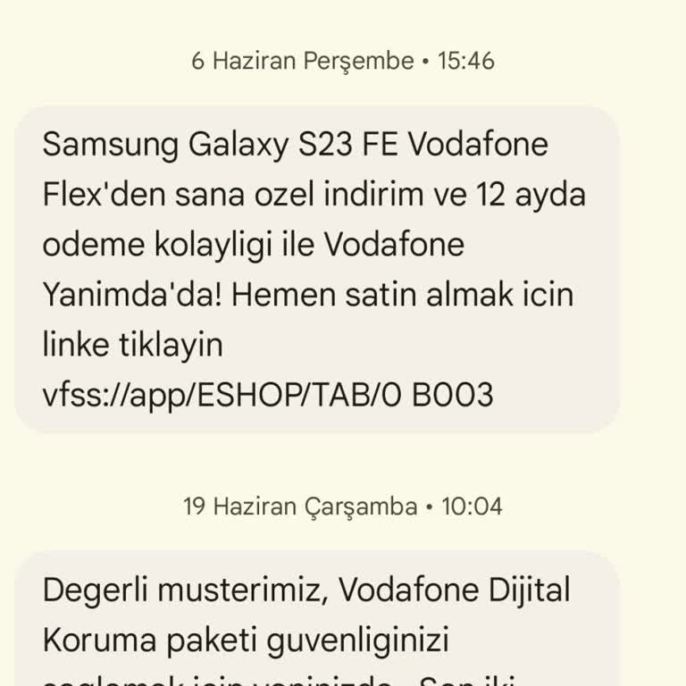 Vodafone İtirazım Var Çözüm Sağlansın
