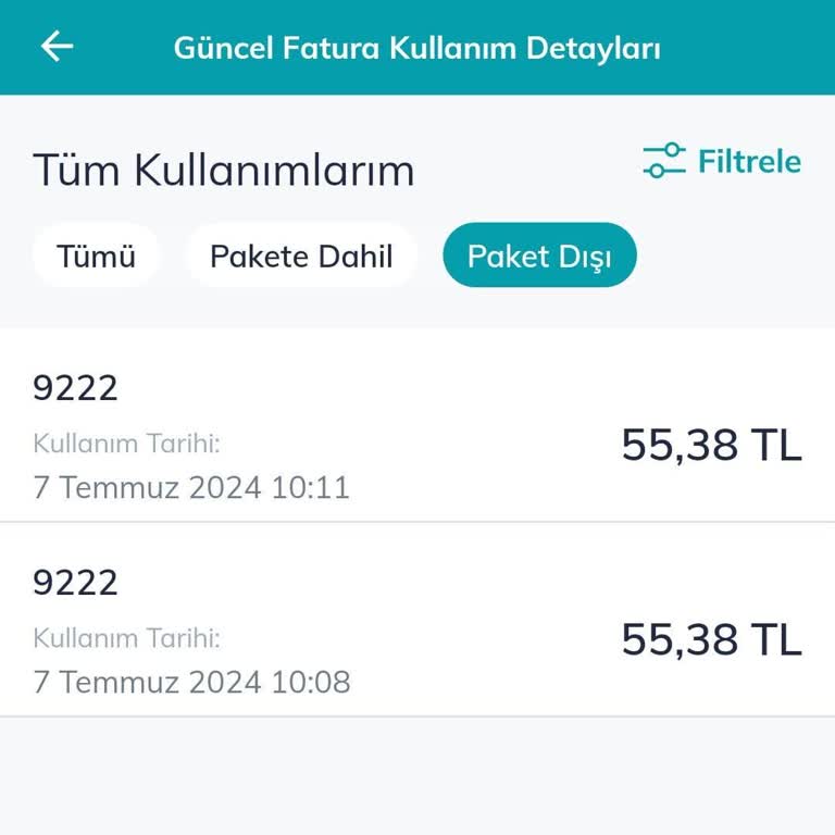 Fenercell Türk Telekom Fenercell Haberim Olmadan 9222 Sevisine Abonelik Yapmış.