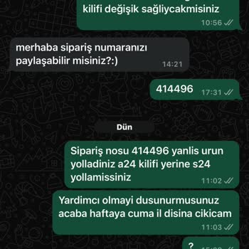 Deercase Yanlış Ürün Göndermesine Rağmen İade Edilmiyor
