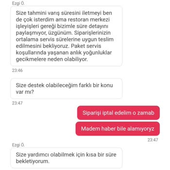 Burger King Ve Yemeksepeti Yanlış İletişim Numarası Ve Gecikme