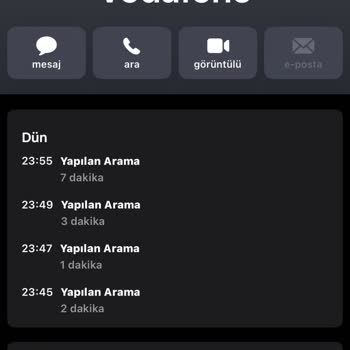 Vodafone İrtibat Yok Robot İle Müşterilerini Yok Sayıyor