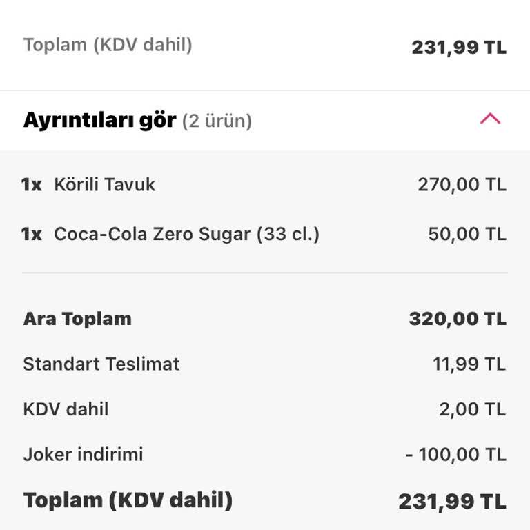 Yemek Sepeti Sipariş Eksikliği